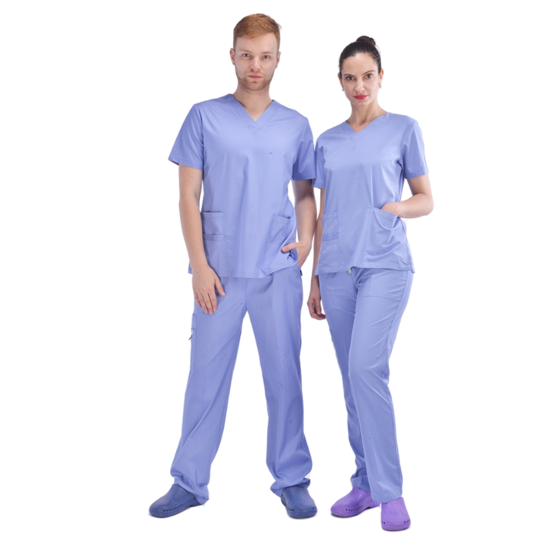65% polyester 35% cotton fabric medical scrubs